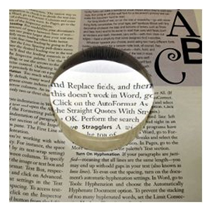 4X Power 2.5 Globe Magnifier W/Black Velvet Case