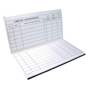 Large Print Check and Deposit Register