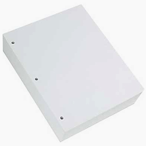 Lightweight Braille Paper 8.5 x 11 inches 3 Hole Punched