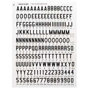 Touch To See Labeling Sheet