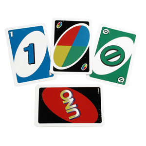 Uno Cards with Braille