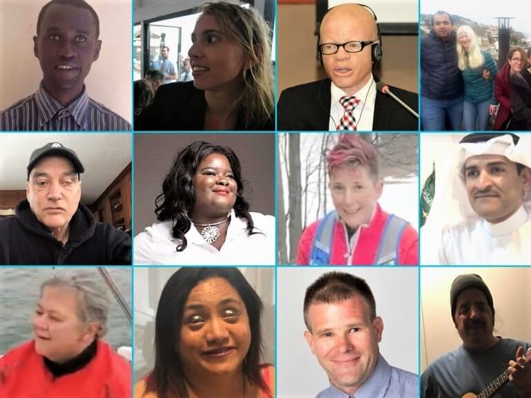 A grid of 12 photos featuring head shots of Holman Prize finalists.